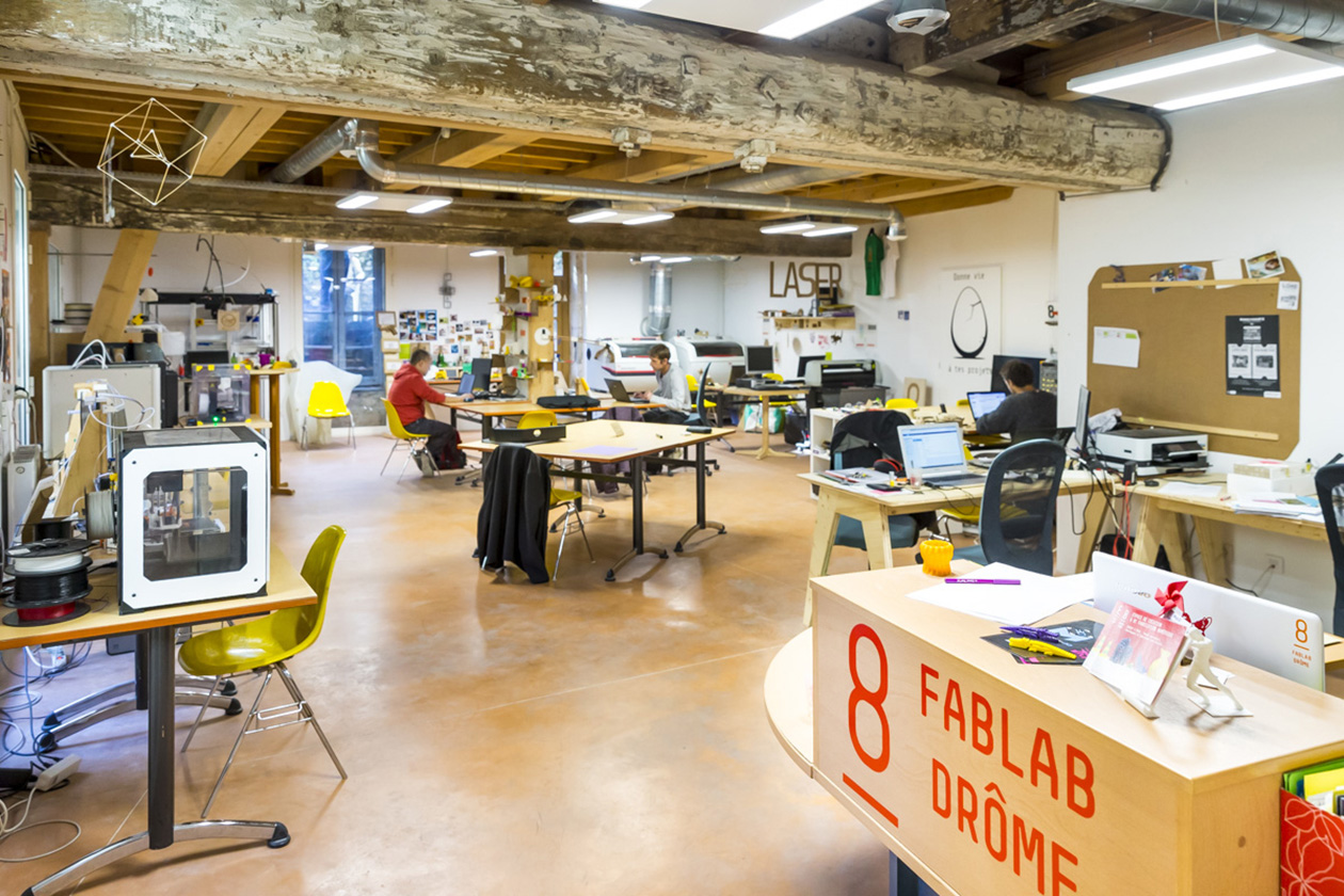 Vue du 8FabLab à Crest