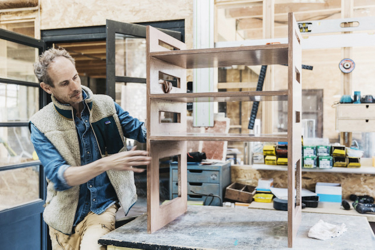 Portrait de David Guinberteau de l'atelier Empreinte Minérale