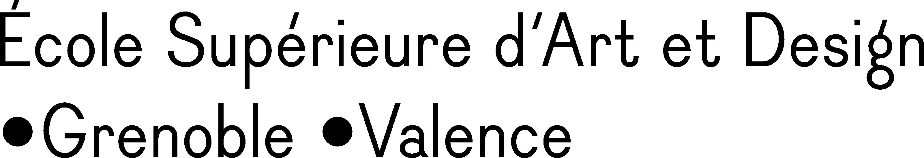 Logo ESAD Grenoble Valence